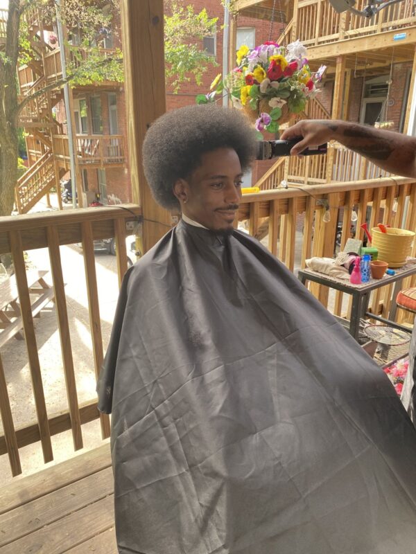 Professional hair styling services for men in Hyde Park